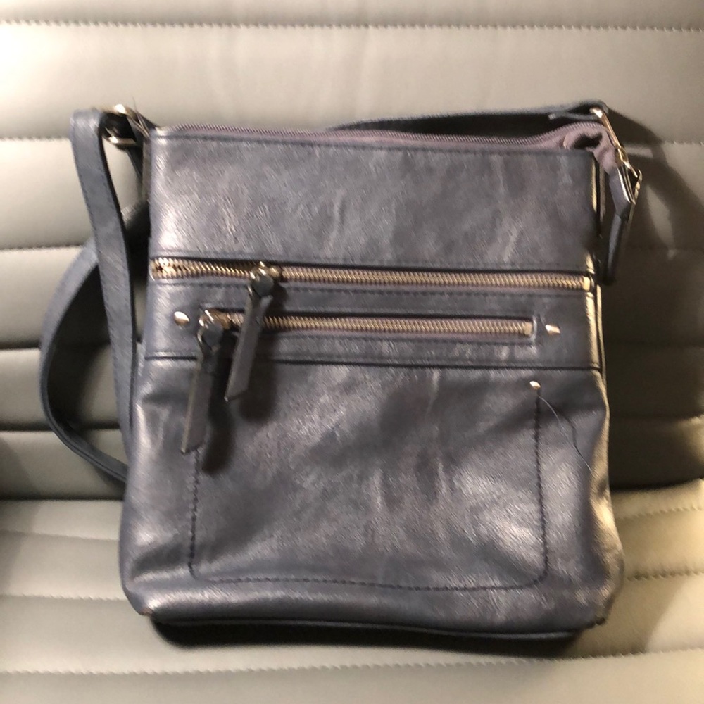 INC Blue crossbody purse